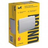 Щит встраиваемый UNION Compact ЩРВ-П-12 12м белая дверь IP41 IEK UIC-KP13-V-12-41-K01 UIC-KP13-V-12-41-K01 - магазин электротехники Electroshop