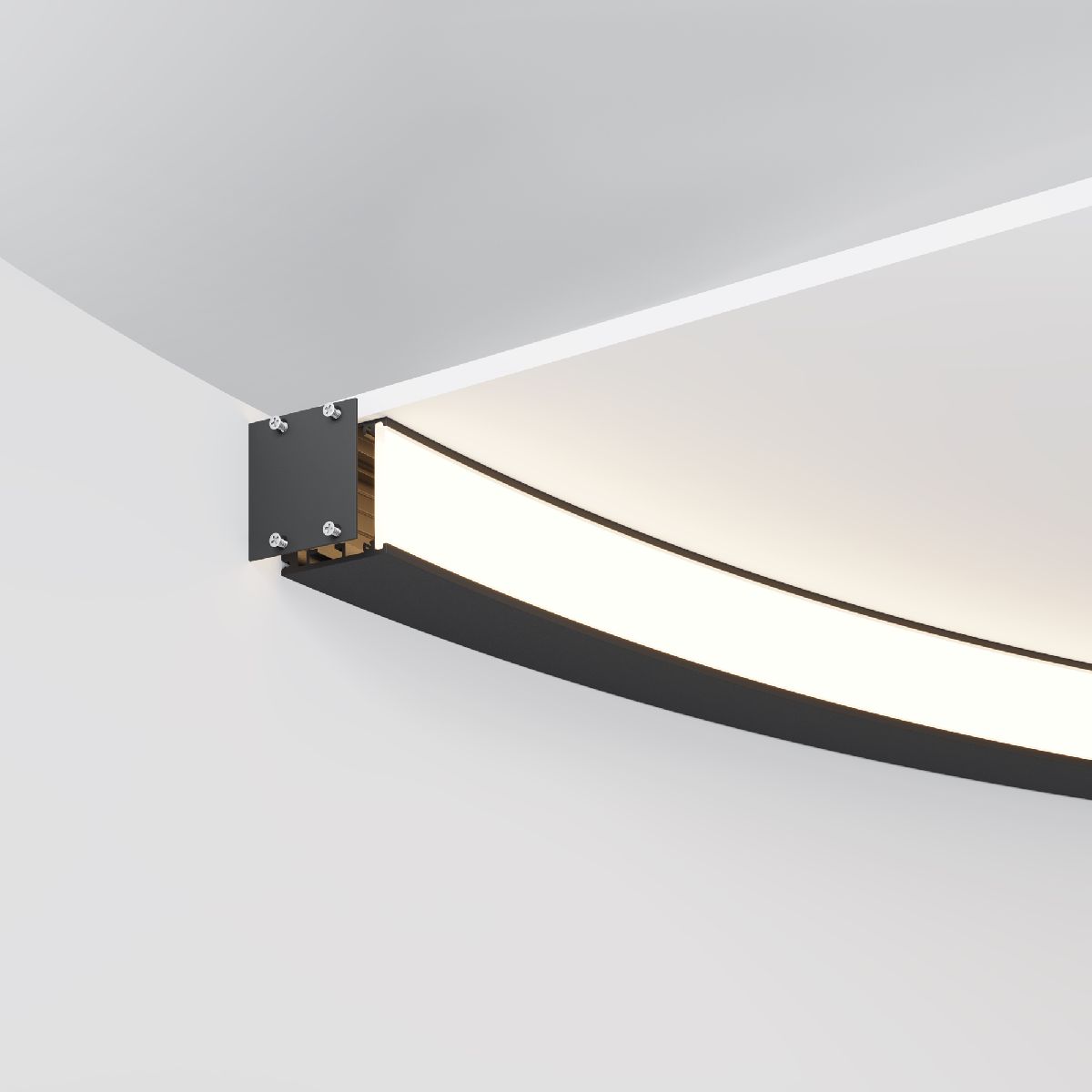 Радиусный профиль Maytoni Led strip ALM-3535R-B-IN-90°-1.5M ALM-3535R-B-IN-90°-1.5M - магазин электротехники Electroshop