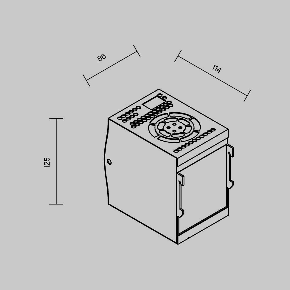 Блок питания Maytoni PSL015 480Вт DC24В IP20 821014 821014 - магазин электротехники Electroshop