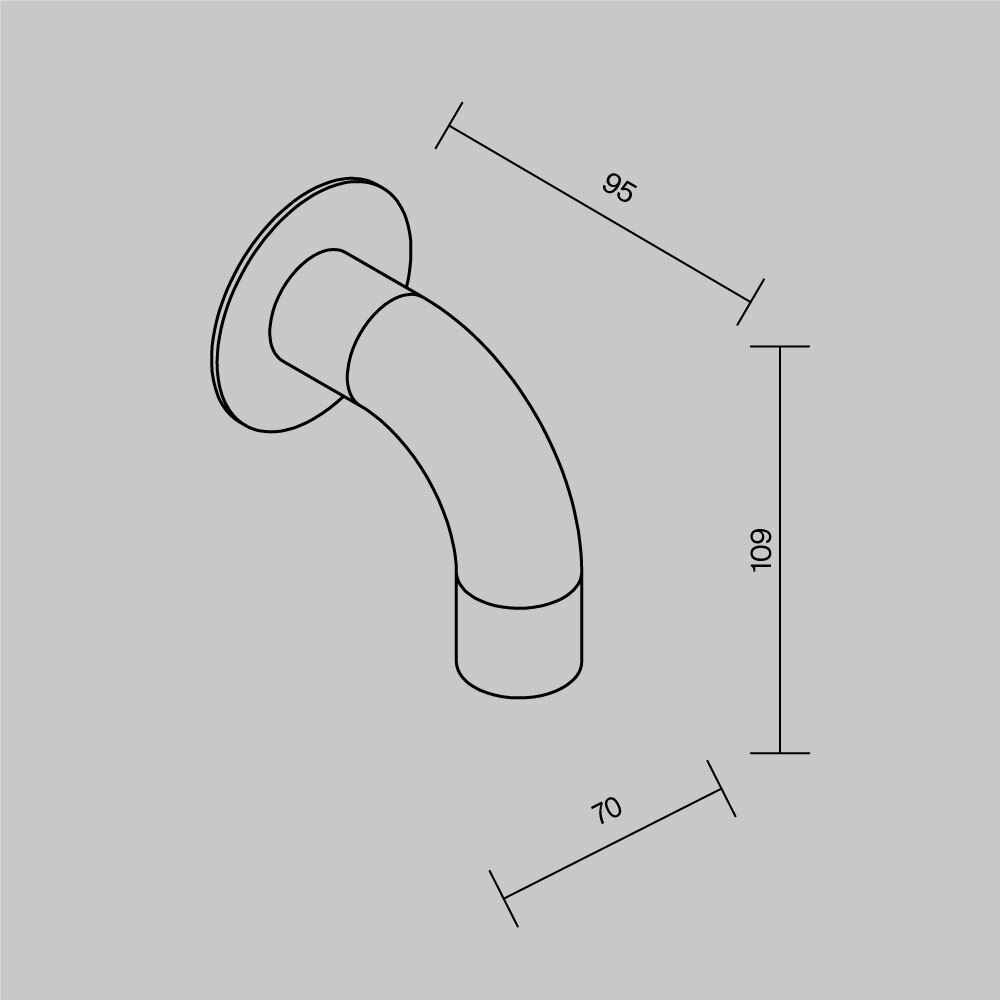 Фасадный светильник Maytoni Sleek O477WL-L2GF3K O477WL-L2GF3K - магазин электротехники Electroshop