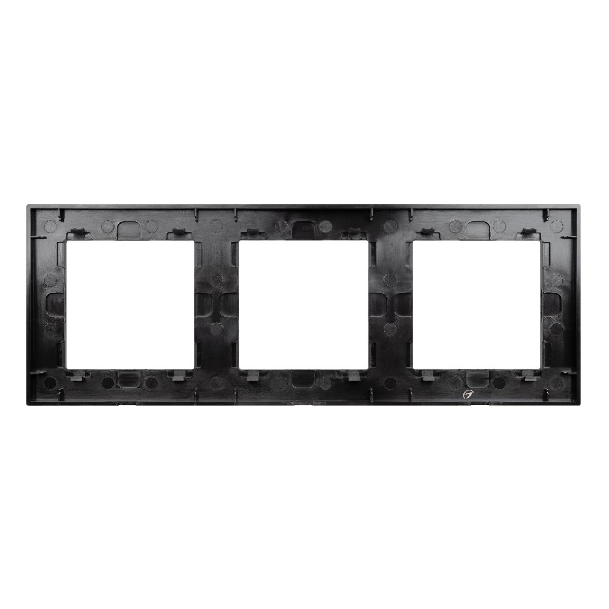 Рамка трехместная Arlight FRM-GLARE-GS-3-BK 043800 043800 - магазин электротехники Electroshop