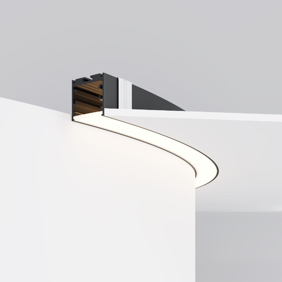 Радиусный профиль Maytoni Led strip ALM-3535R-B-D-90°-1.5M ALM-3535R-B-D-90°-1.5M - магазин электротехники Electroshop