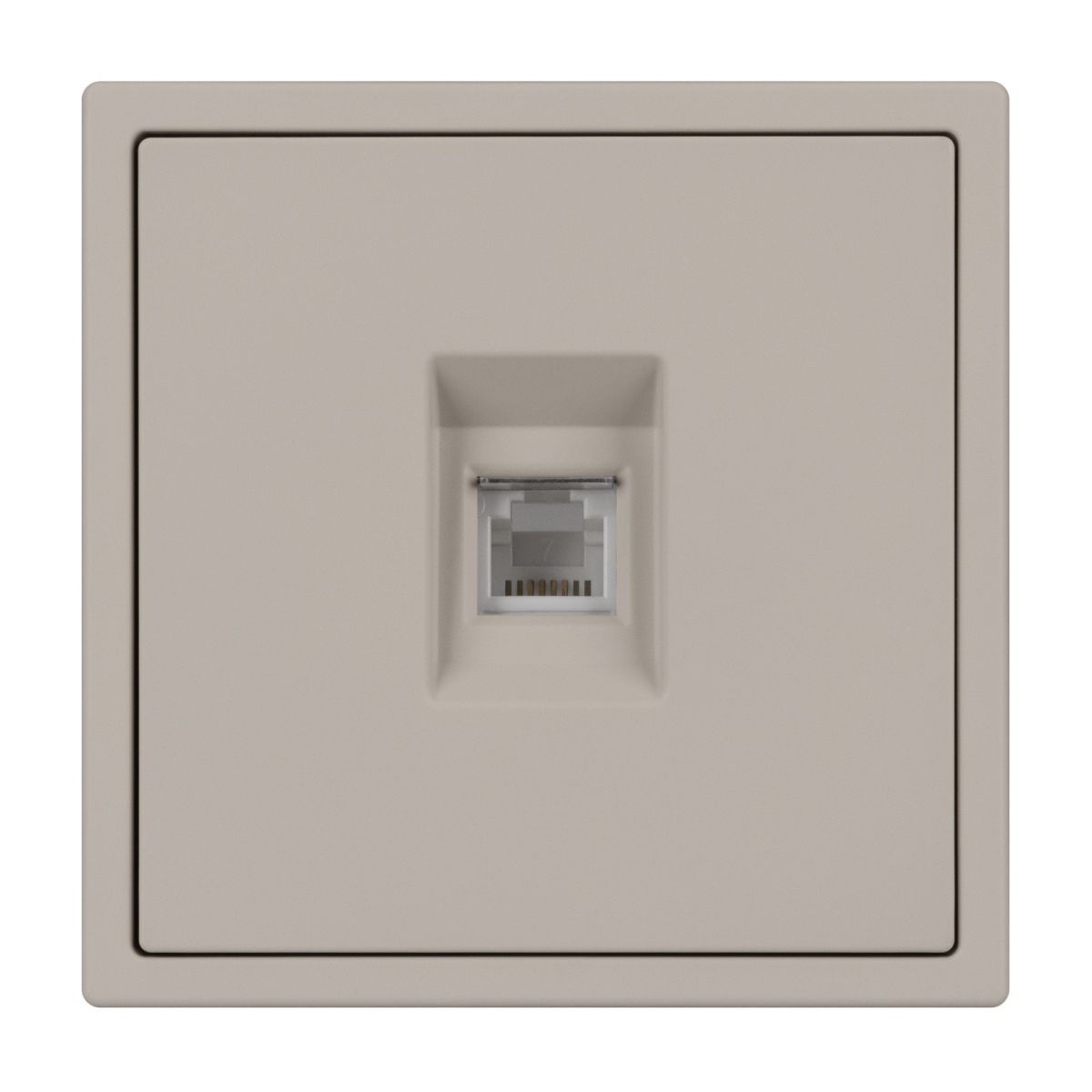 Розетка телефонная софт-тач кашемир Arlight SCT-MTL1-SFPL-CA (RJ-11, 4C) 061892(1) 061892(1) - магазин электротехники Electroshop