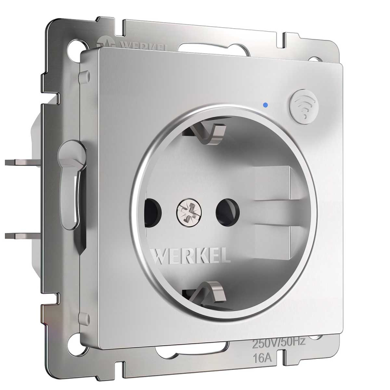 Розетка Wi-Fi Werkel серебряный W1171606 4690389176074 4690389176074 - магазин электротехники Electroshop