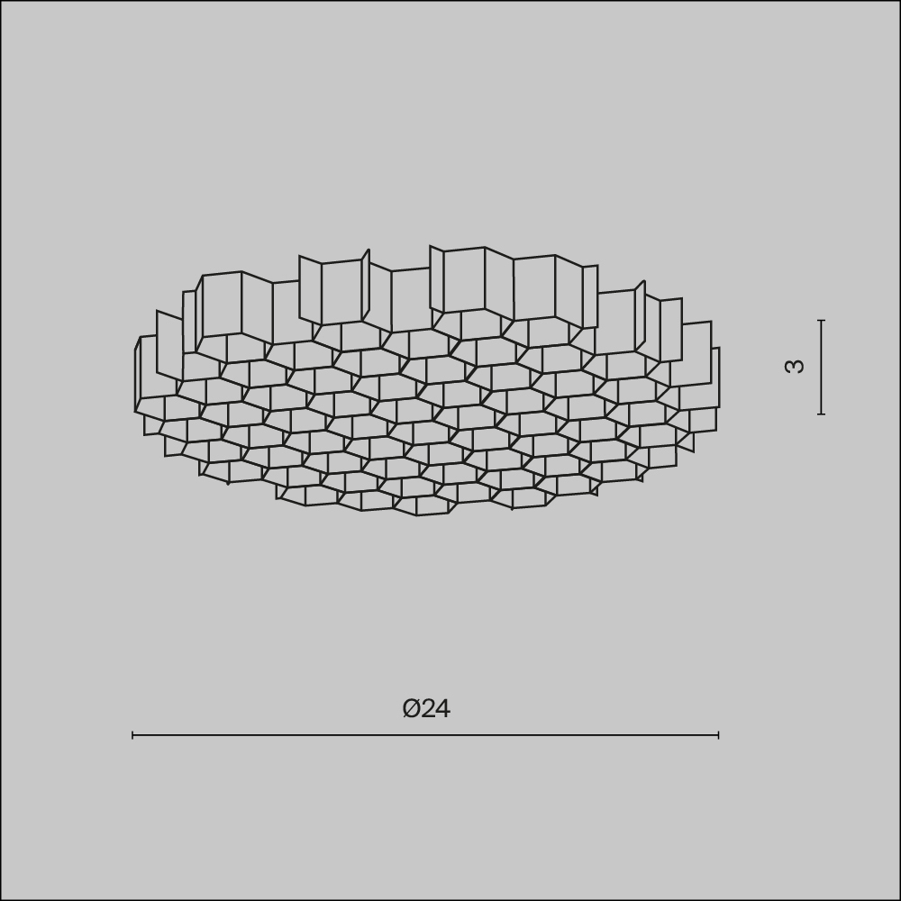 Светофильтр Maytoni Focus T HoneyComb-D24 HoneyComb-D24 - магазин электротехники Electroshop