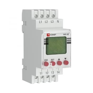 Реле контроля фаз с LCD дисплеем (с нейтралью) RKF-2S 1НО+1НЗ 150-300В 50/60В EKF PROxima rkf-2s rkf-2s - магазин электротехники Electroshop