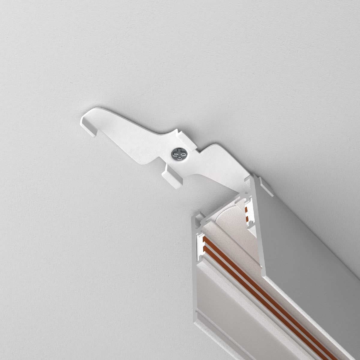 Фиксатор для накладного монтажа Maytoni Magnetic track system Exility TRA034HS-21W TRA034HS-21W - магазин электротехники Electroshop