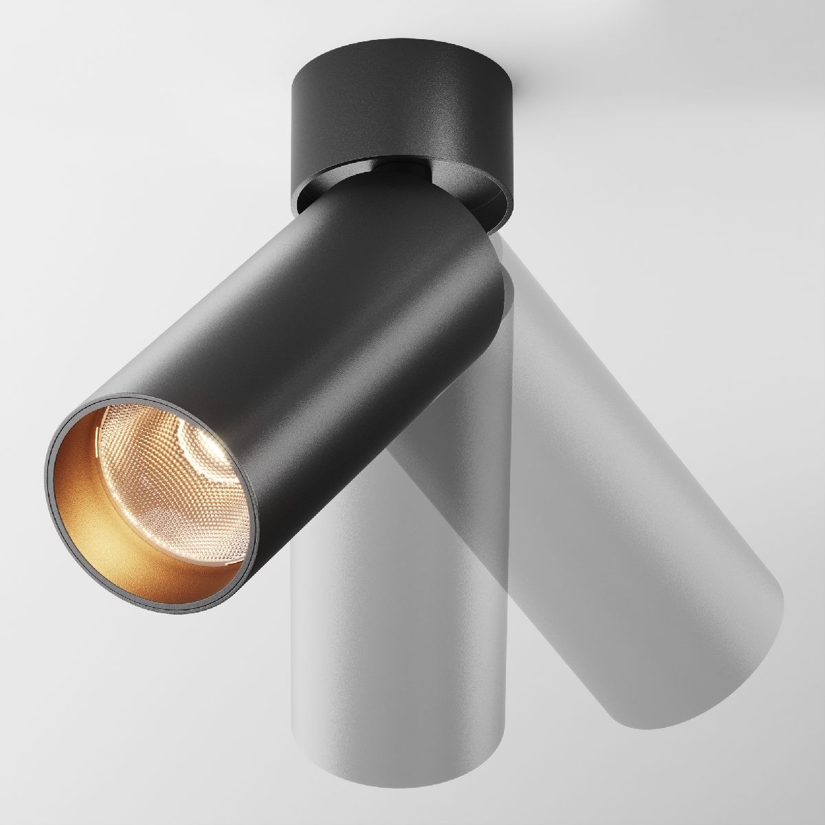 Накладной спот Maytoni Focus led C055CL-L12B2.7K-W-B C055CL-L12B2.7K-W-B - магазин электротехники Electroshop