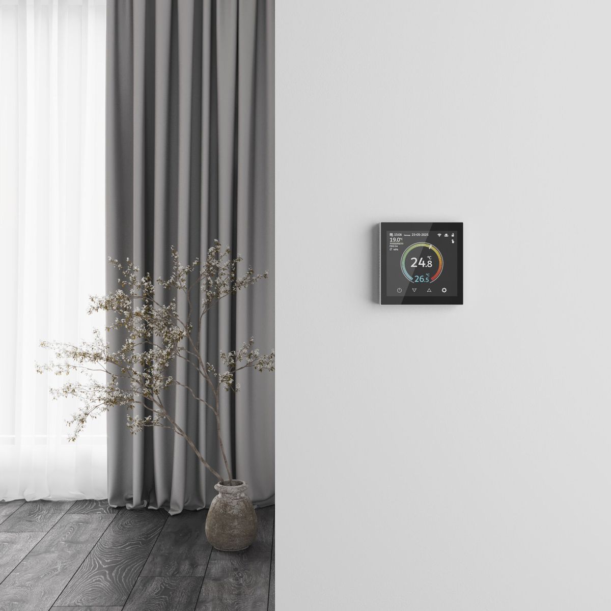 Умный сенсорный терморегулятор с LCD дисплеем Werkel W1851101 4690389218330 a071604 4690389218330 - магазин электротехники Electroshop