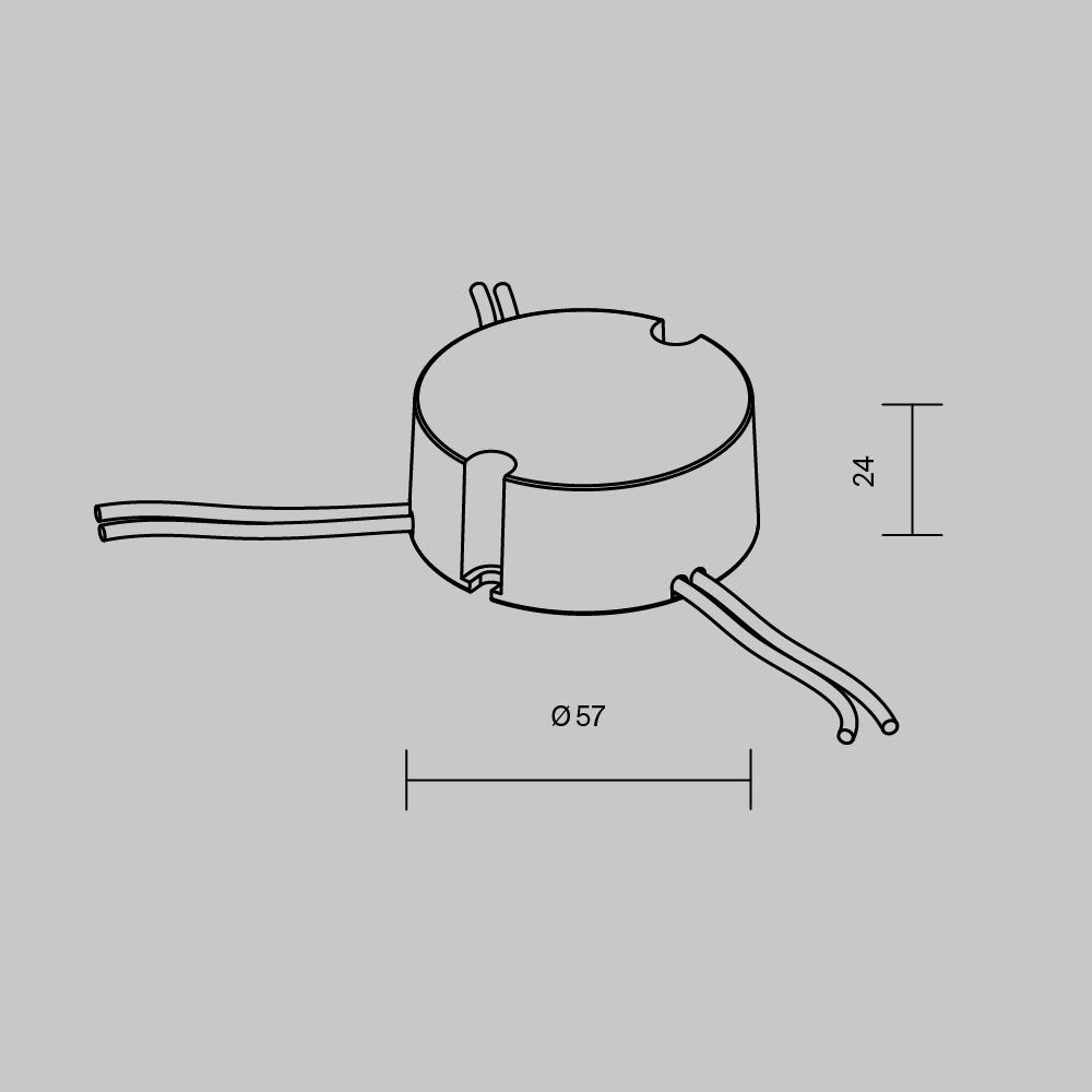 Драйвер Maytoni Dali 10Вт DC42В IP20 721029 721029 - магазин электротехники Electroshop