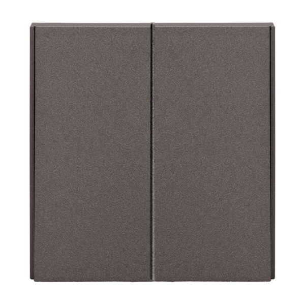 Переключатель двухклавишный Kranz Miele Strong 10А с рамкой графит KR-78-0709-6 KR-78-0709-6 - магазин электротехники Electroshop