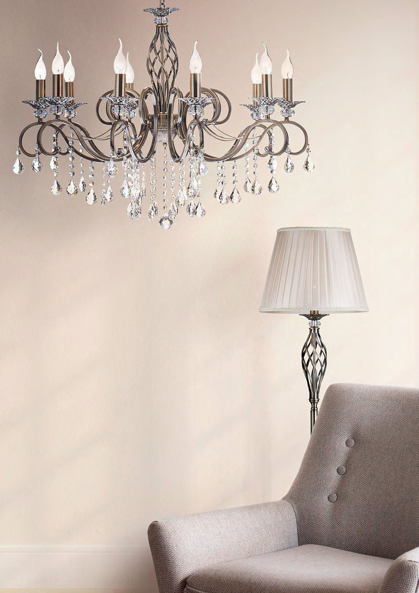 Подвесная люстра Maytoni Grace RC247-PL-10-R RC247-PL-10-R - магазин электротехники Electroshop