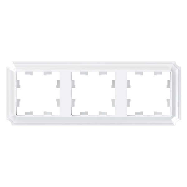 Рамка 3-пост Systeme Electric AtlasDesign Antique белый ATN100103 ATN100103 - магазин электротехники Electroshop
