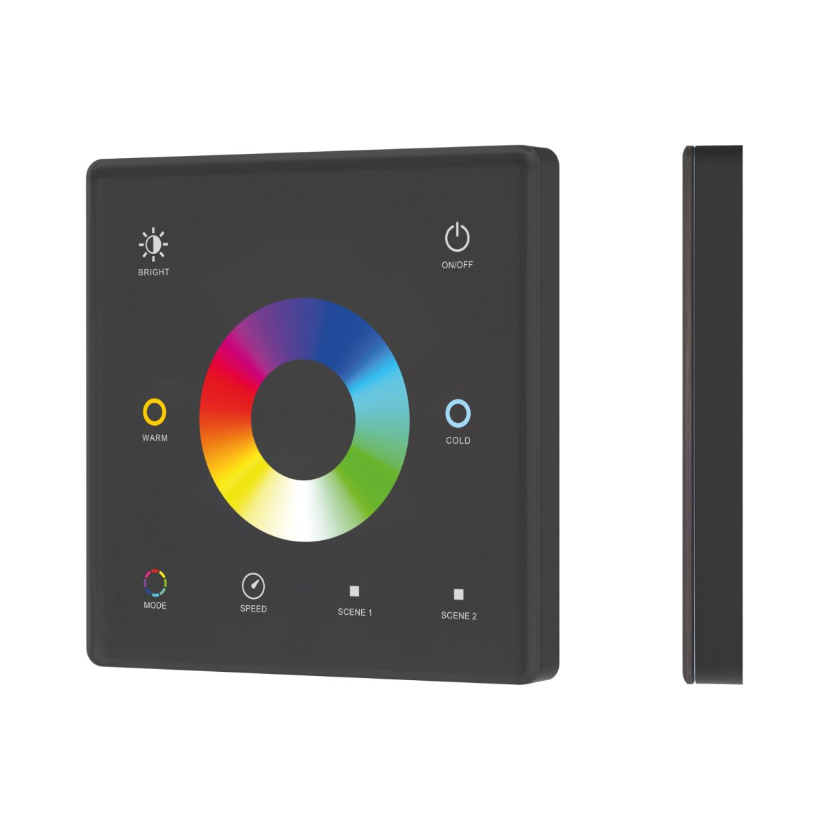 Сенсорная панель Arlight SMART-RF-801-11-1G-2SC-RGB-MIX черный (3V, 2.4G) накладная (IARL, IP20 Пластик) 063528 063528 - магазин электротехники Electroshop