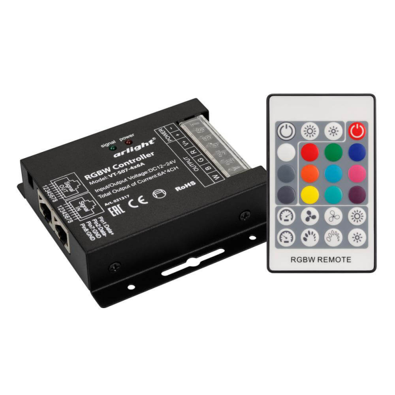 Контроллер Arlight VT-S07-4x6A 021317 021317 - магазин электротехники Electroshop