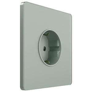 Розетка с заземлением со шторками Infinity 16A таежное утро Systeme Electric FSE000845 FSE000845 - магазин электротехники Electroshop