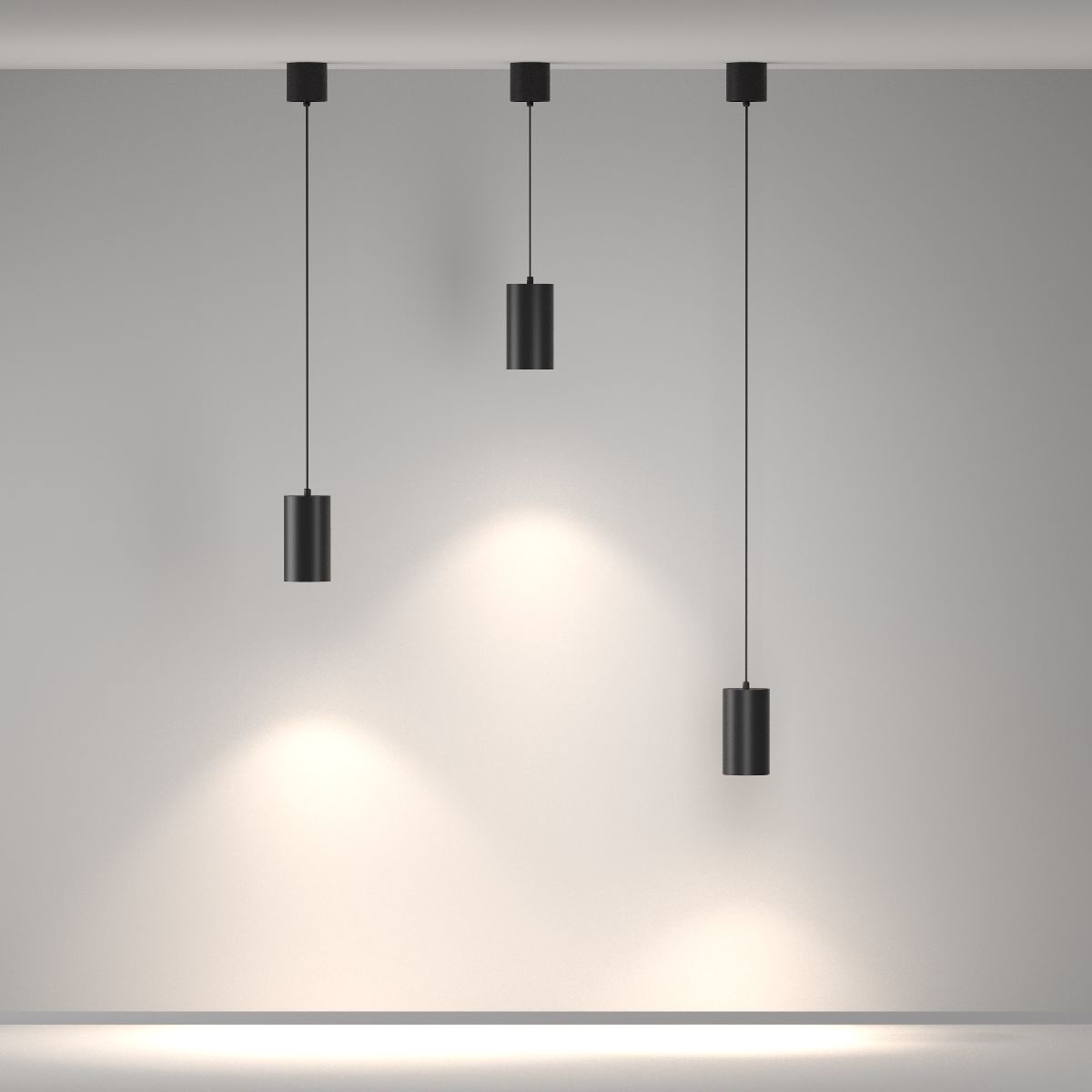 Подвесной светильник Maytoni Vol P100PL-20W4K-B P100PL-20W4K-B - магазин электротехники Electroshop