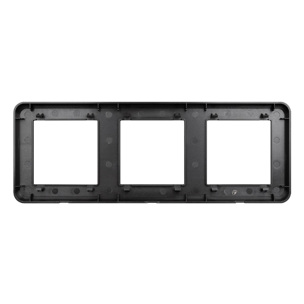 Рамка трехместная Arlight FRM-VERSA-PL-3-BK 043784 043784 - магазин электротехники Electroshop