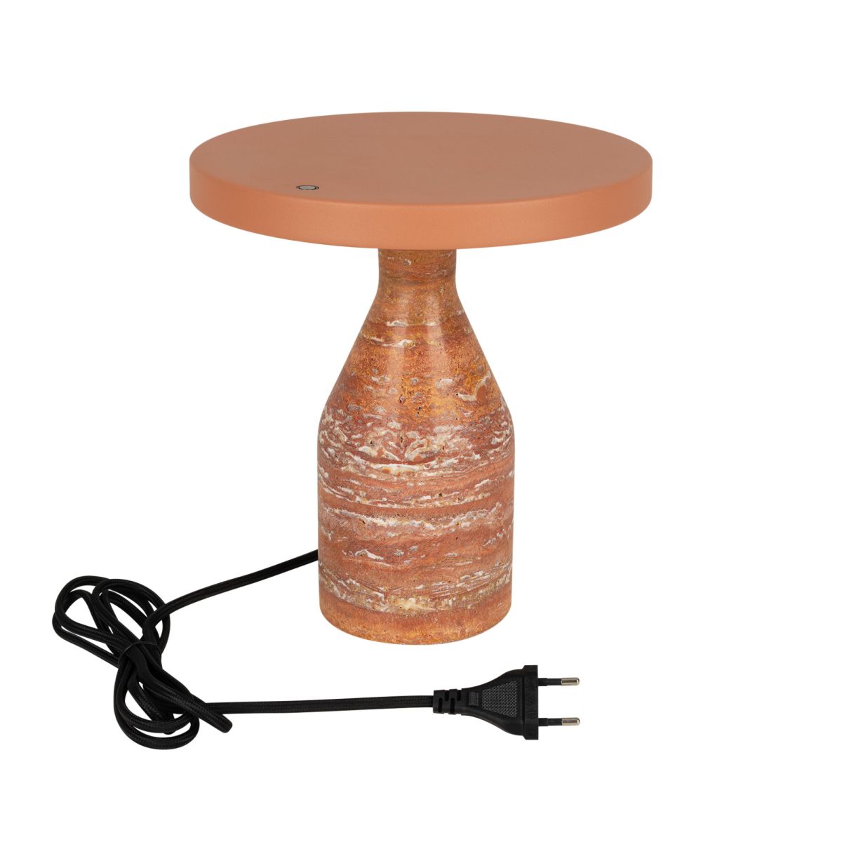 Настольная лампа Arlight SP-CROOD-TAB-R22.5x24-7W Warm3200-MIX (RD-BRG, 140 deg, 230V) (IP20, Травертин) 061732 061732 - магазин электротехники Electroshop