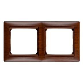 Рамка Legrand Valena 2 поста тонированное дерево 770312 770312 - магазин электротехники Electroshop