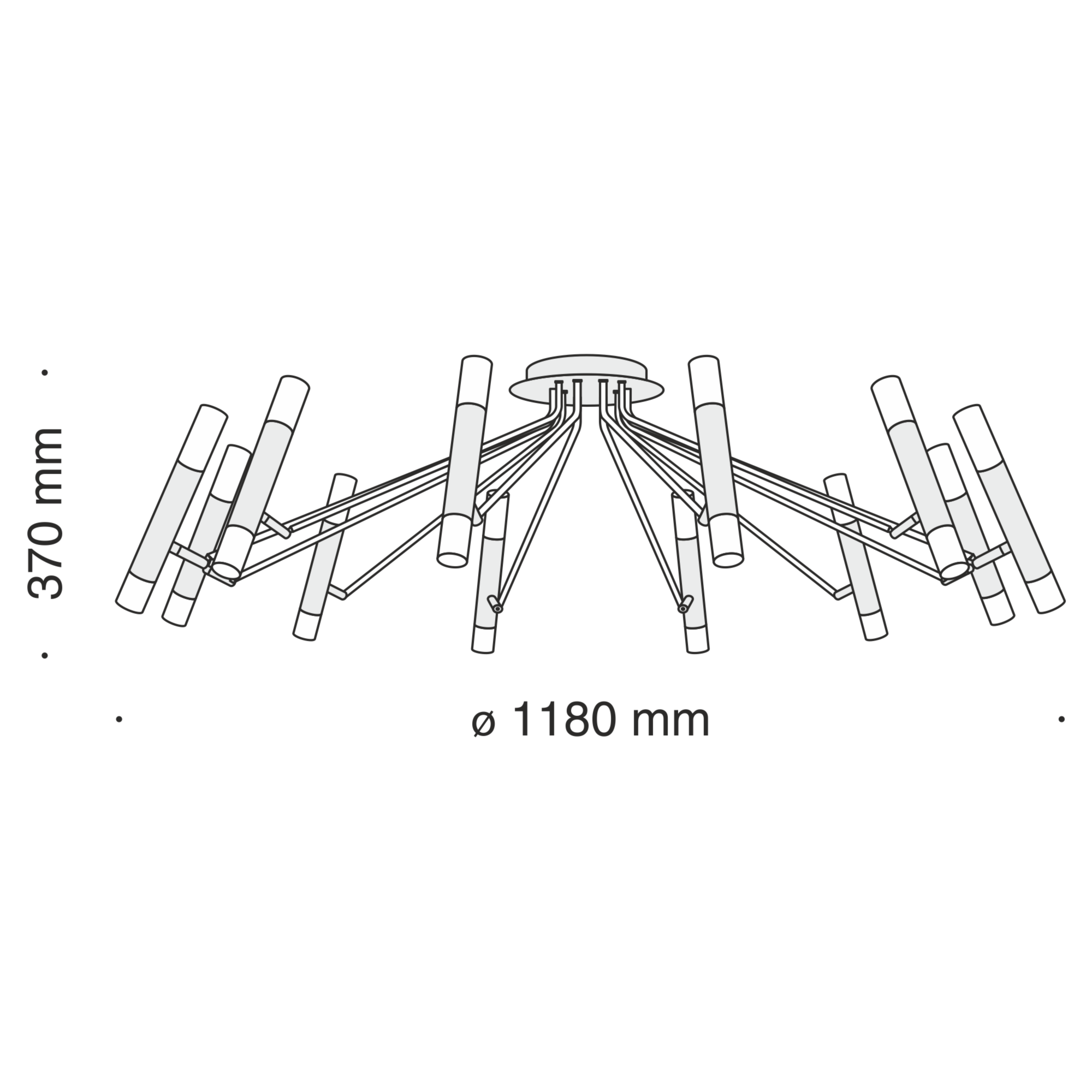 Потолочная люстра Maytoni Vigo MOD620CL-24B MOD620CL-24B - магазин электротехники Electroshop