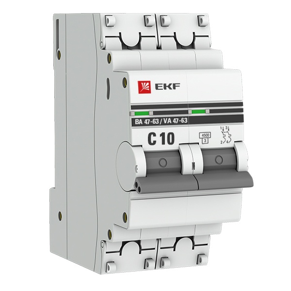 Автоматические выключатели ВА47-63 PROxima EKF с характеристикой C/B/D (до 63A) 4,5kA - магазин электротехники Electroshop