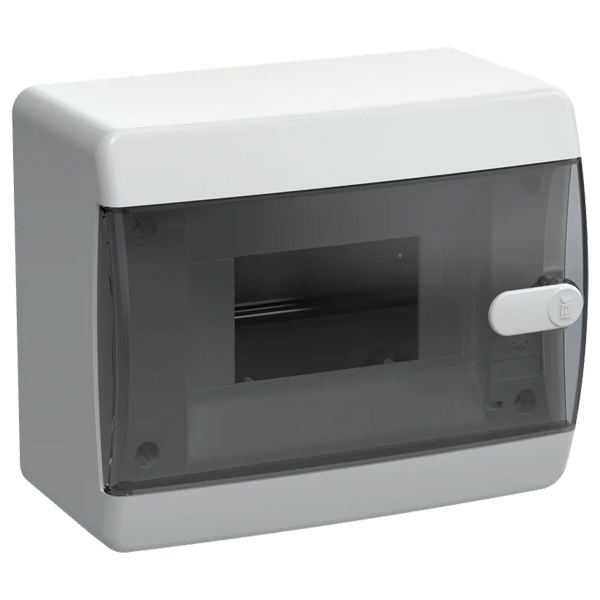 Щит накладной UNION Compact ЩРН-П-6 6м прозрачная дверь IP41 IEK UIC-KP12-N-06-41-K01 UIC-KP12-N-06-41-K01 - магазин электротехники Electroshop