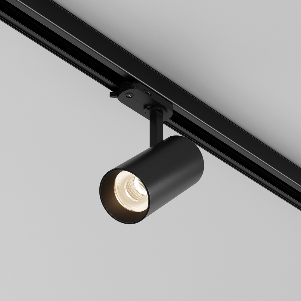 Трековый трехфазный светильник Maytoni Technical Three phase track system Trinity Focus Led TR197-3-12WCCT-M-B TR197-3-12WCCT-M-B - магазин электротехники Electroshop