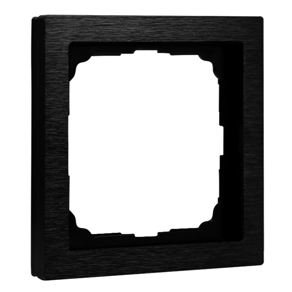 Рамка Systeme Electric ArtGallery Pure 1 пост металл оникс GAL312301 GAL312301 - магазин электротехники Electroshop