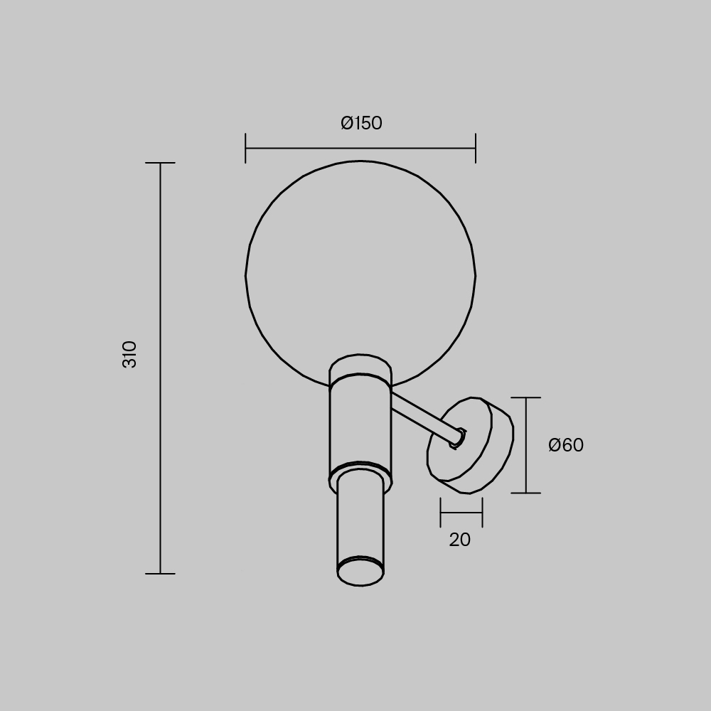 Бра Maytoni Orotte MOD520WL-01BS MOD520WL-01BS - магазин электротехники Electroshop