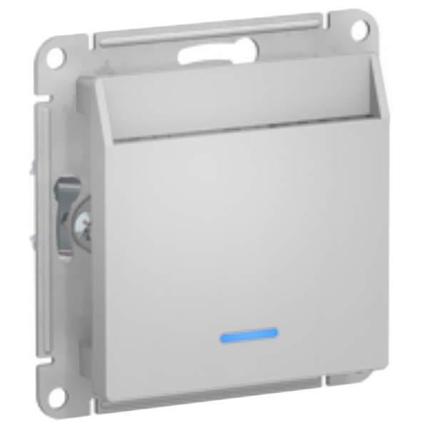 Выключатель карточный AtlasDesign алюминий Systeme Electric ATN000367 ATN000367 - магазин электротехники Electroshop