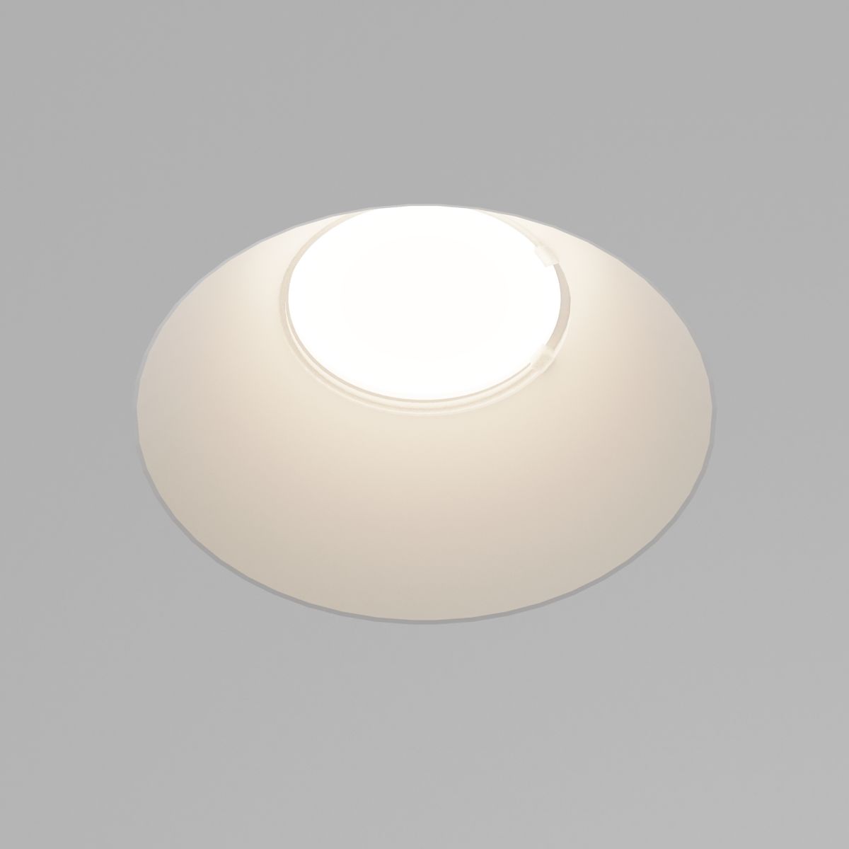 Встраиваемый светильник Maytoni Technical Gyps Modern DL129-GU10-01-W DL129-GU10-01-W - магазин электротехники Electroshop