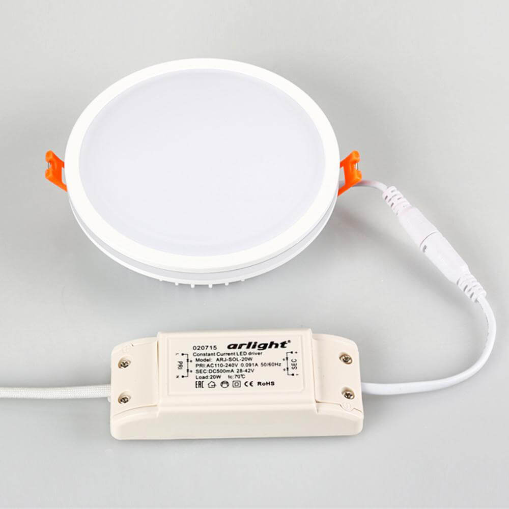 Влагозащищенный светильник Arlight LTD-135SOL-20W Day White 020711 020711 - магазин электротехники Electroshop