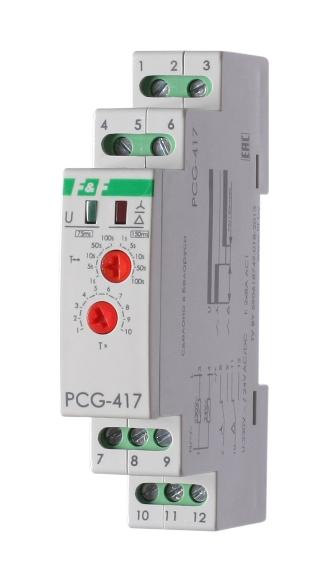Реле времени F&F PCG-417 1-1000с 230В 50 Гц 24 В AC/DC "Звезда- треугольник" EA02.001.020 EA02.001.020 - магазин электротехники Electroshop