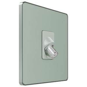 Розетка телевизионная Infinity TV/FM/SAT 5-2400MГц таежное утро Systeme Electric FSE000898 FSE000898 - магазин электротехники Electroshop