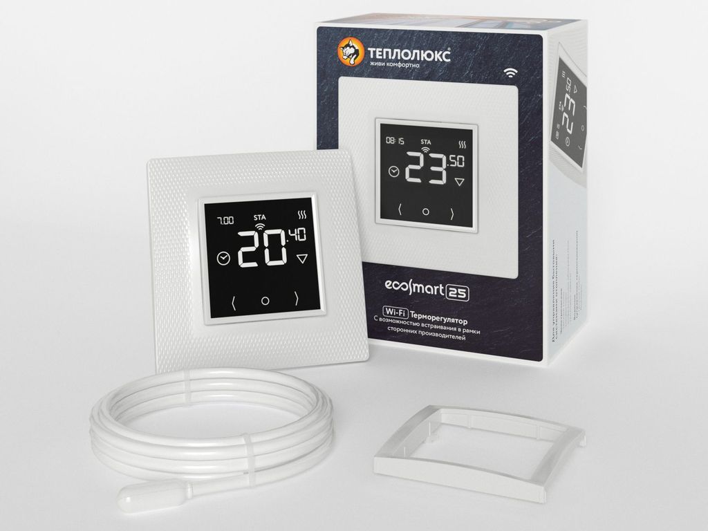 Терморегулятор теплого пола Теплолюкс EcoSmart 25 Wi-Fi 2239190 2239190 - магазин электротехники Electroshop