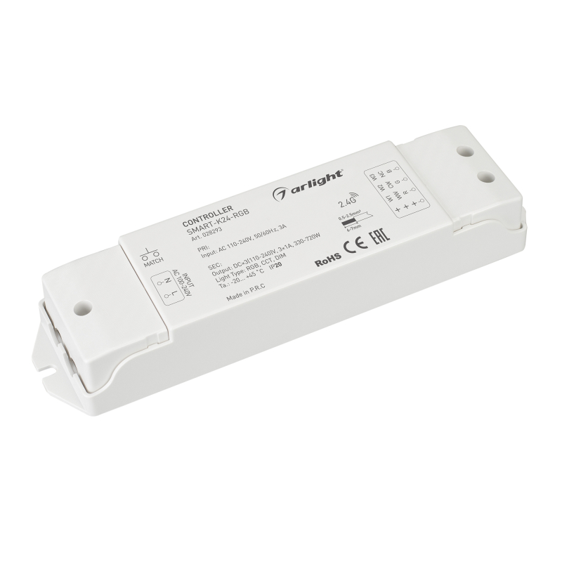 Контроллер Arlight Smart-K24-RGB (230V, 3x1A, 2.4G) 028293 028293 - магазин электротехники Electroshop