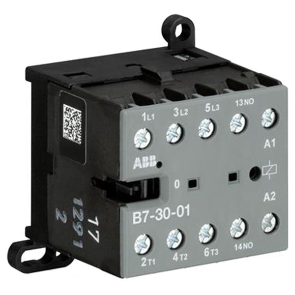 Миниконтактор ABB B7-30-01 12A (400В AC3) 20A (400В AC1) катушка 230В АС GJL1311001R8010 GJL1311001R8010 - магазин электротехники Electroshop