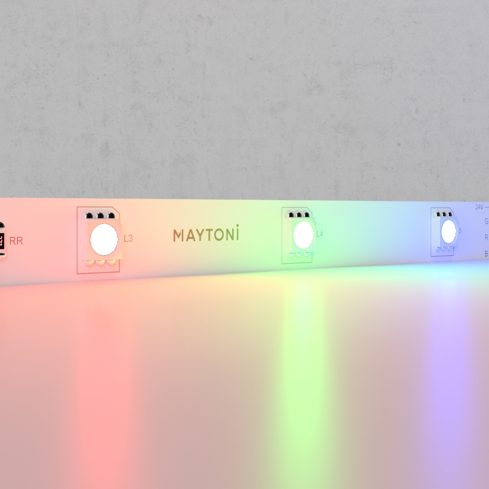 Светодиодная лента Maytoni Technical 24В 5050 7,2Вт/м RGB IP20 10166 10166 - магазин электротехники Electroshop
