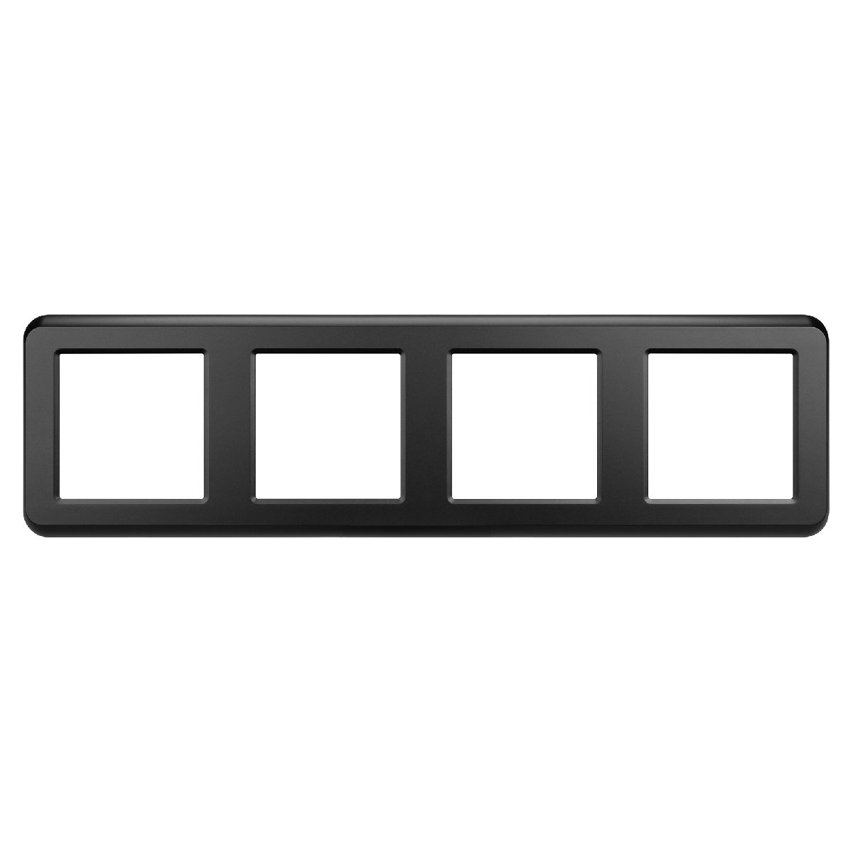 Рамка четырехместная Arlight FRM-VERSA-PL-4-BK 045188 045188 - магазин электротехники Electroshop
