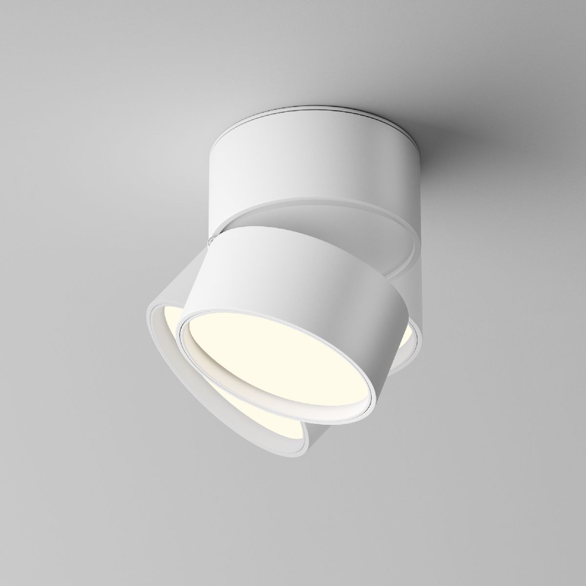 Накладной спот Maytoni Onda C024CL-12W4K-W-1 C024CL-12W4K-W-1 - магазин электротехники Electroshop
