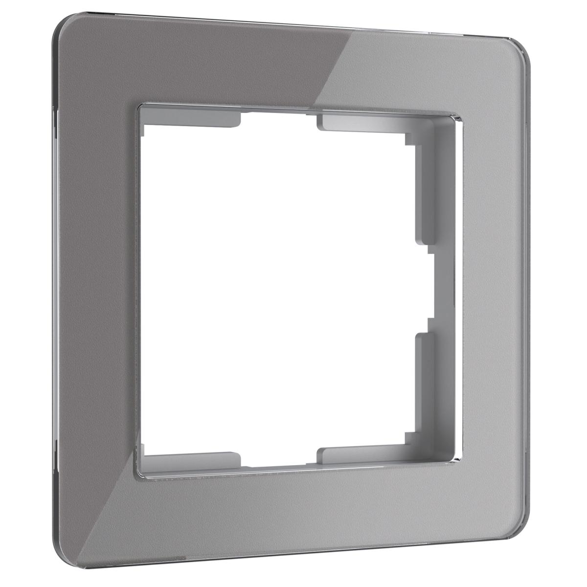 Рамка на 1 пост Werkel Acrylic графит 4690389184833 W0012704 4690389184833 - магазин электротехники Electroshop