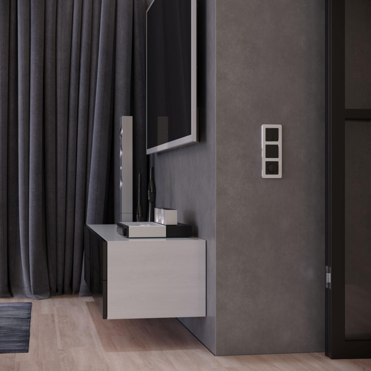 Рамка на 3 поста Werkel Platinum алюминий 4690389184475 W0032606 4690389184475 - магазин электротехники Electroshop