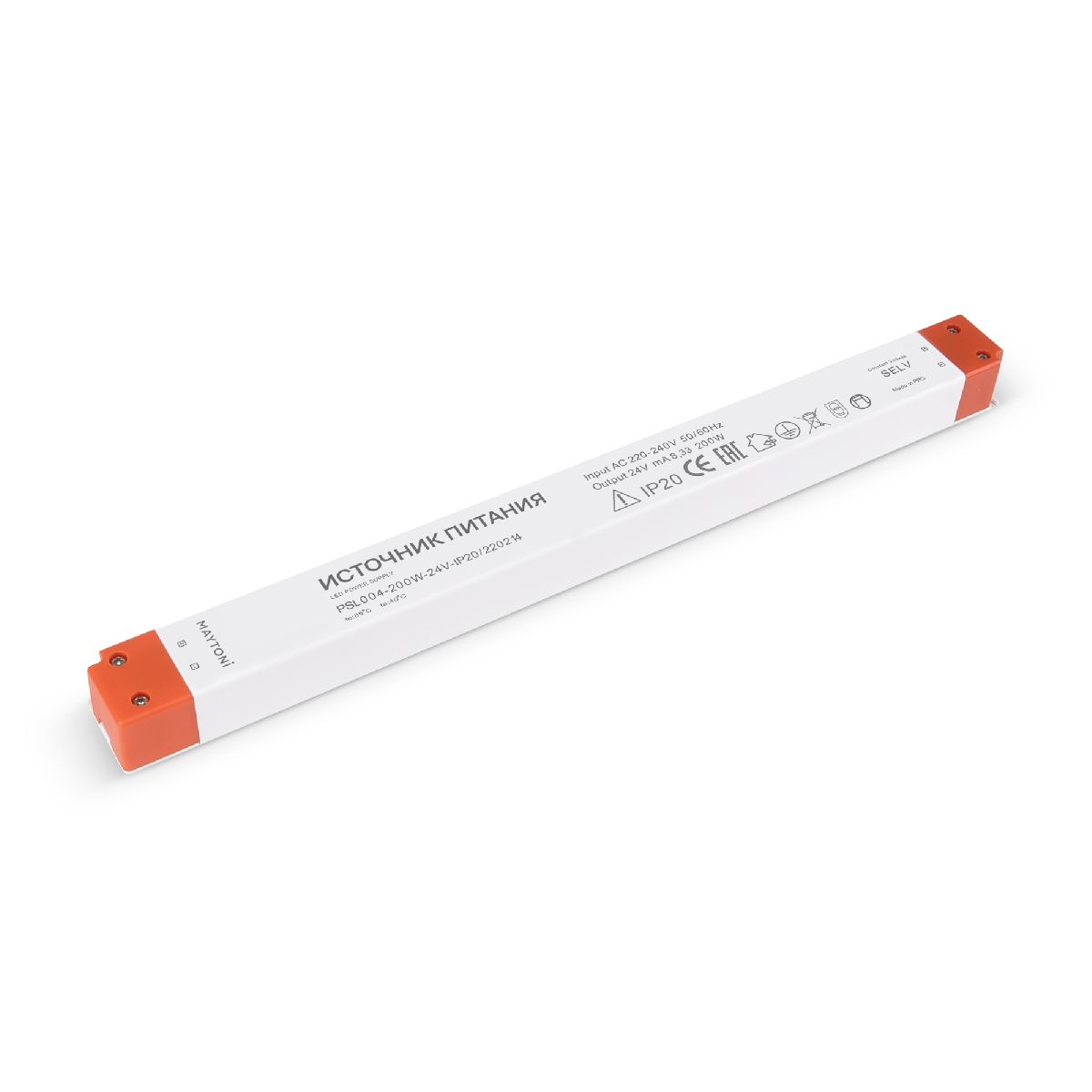 Блок питания для светодиодной ленты Maytoni Led Strip 24В 200Вт IP20 220214 220214 - магазин электротехники Electroshop