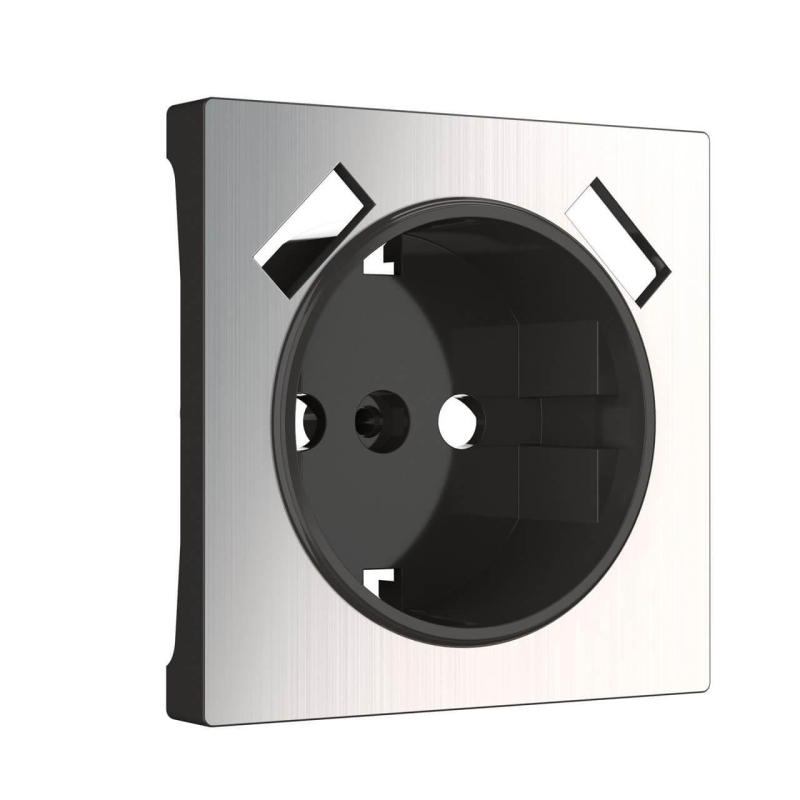Накладка для розетки USB Werkel глянцевый никель W1179502 4690389158117 4690389158117 - магазин электротехники Electroshop