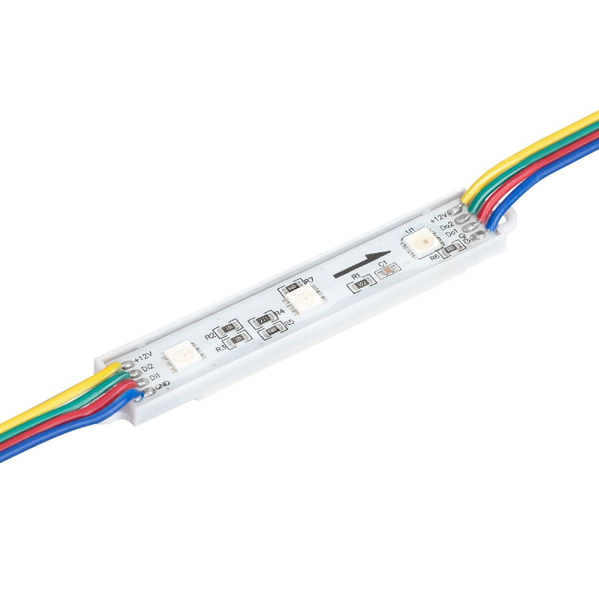 Модуль управляемый Arlight SPI-B3 12V RGB-RAM (0.6W, IP66, 120 deg) 036824 036824 - магазин электротехники Electroshop