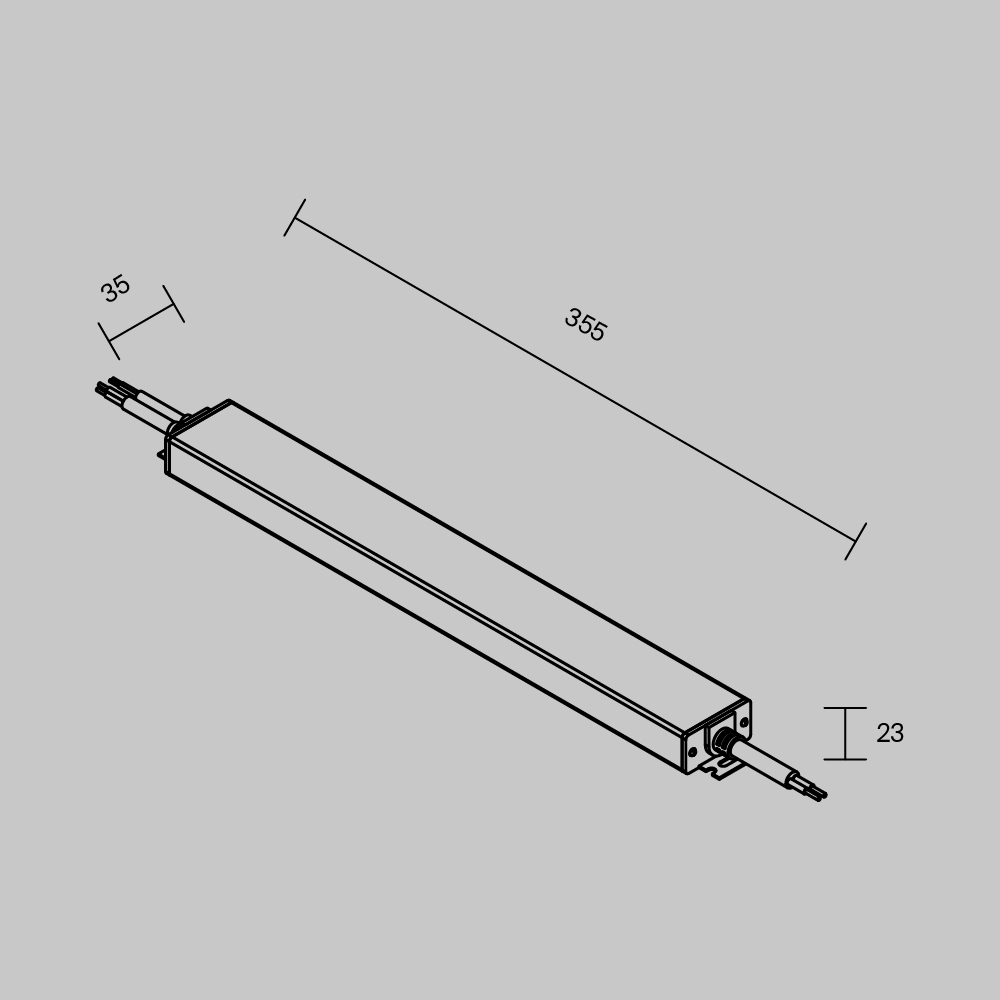 Блок питания Maytoni Led Strip PSL023 48В 250Вт IP 67 832006 832006 - магазин электротехники Electroshop