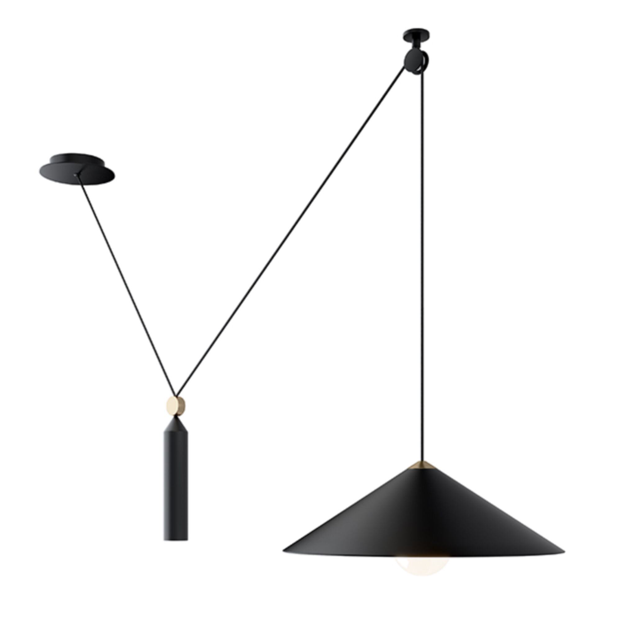 Подвесной светильник Maytoni Technical Peso P080PL-01B P080PL-01B - магазин электротехники Electroshop