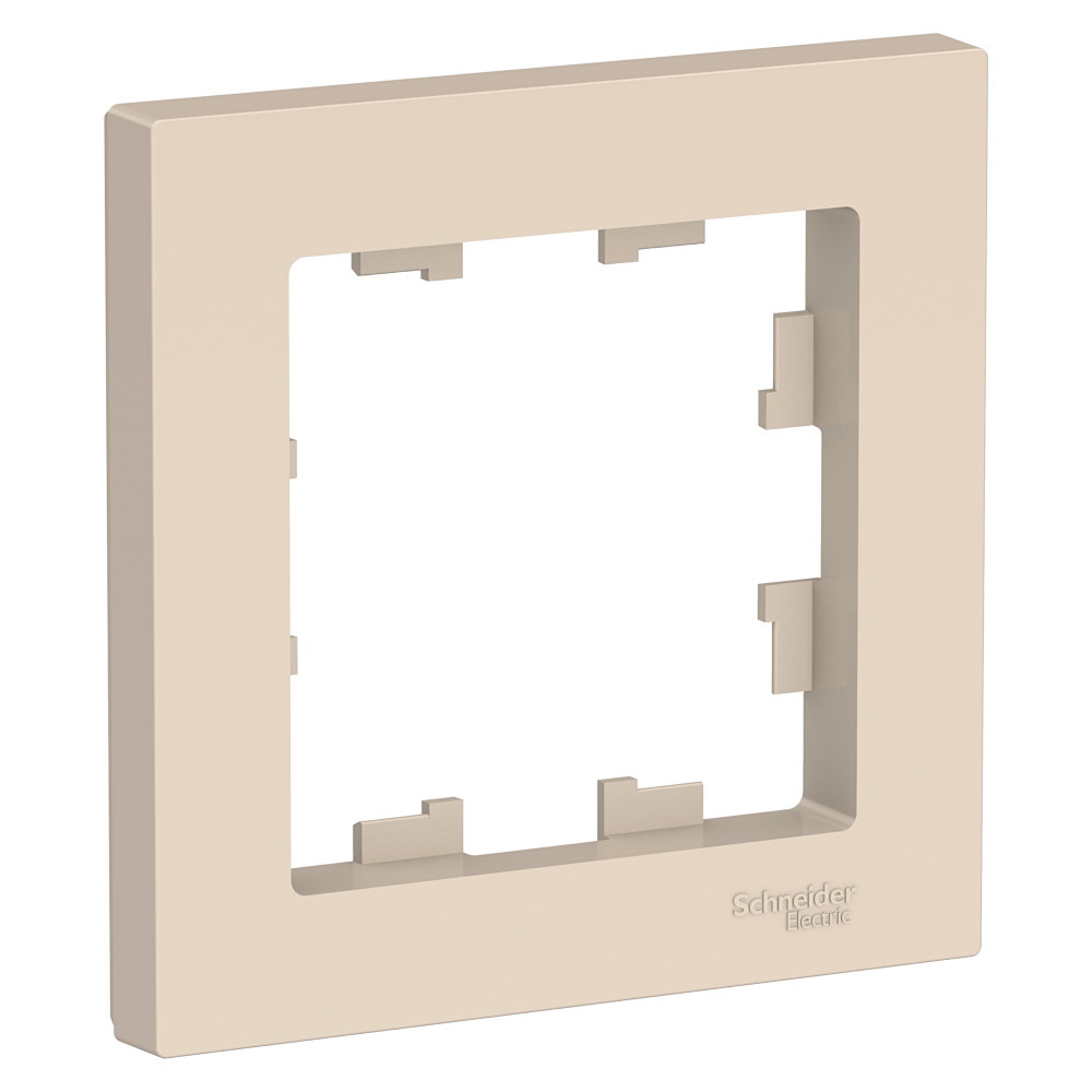Рамка AtlasDesign 1 пост бежевый  Systeme Electric ATN000201 ATN000201 - магазин электротехники Electroshop