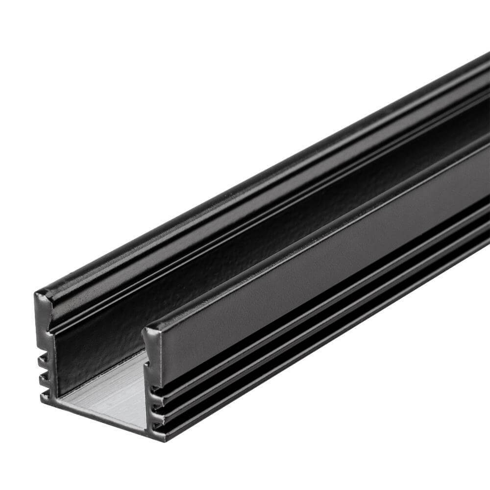 Профиль Arlight PDS-S-2000 ANOD Black RAL9005 020895 020895 - магазин электротехники Electroshop